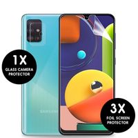 imoshion Displayschutzfolie 3er-Pack + Kameraschutz Glas Galaxy A51