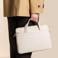 Accezz Leather Laptoptasche 16 Zoll - Beige