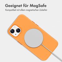imoshion Color Backcover mit Thin MagSafe Ring Apple iPhone 14 / 13 - Orange
