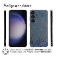 imoshion Design Hülle Samsung Galaxy S24 Plus - Blue Graphic