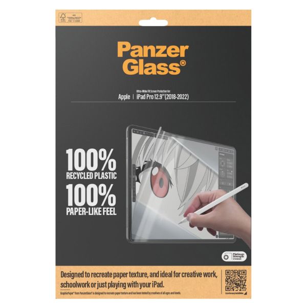 PanzerGlass GraphicPaper Ultra-Wide Fit Displayschutz für das iPad Pro 12.9 (2018/2020/2021/2022)