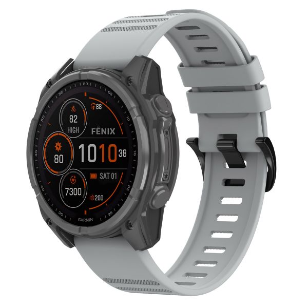 imoshion QuickFit® Silikonarmband Stripe für die Garmin Watch | 22 mm Anschluss - Sand