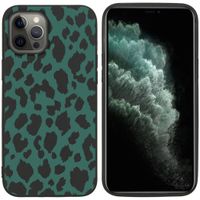 imoshion Design Hülle iPhone 12 Pro Max - Leopard - Grün / Schwarz