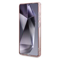 Guess MagSafe IML Strass Hülle Samsung Galaxy S25 Ultra - Rosa