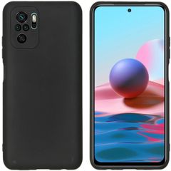 imoshion Color TPU Hülle für das Xiaomi Redmi Note 10 (4G) - Schwarz