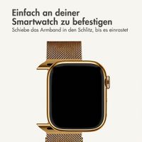 imoshion Mailändische Magnetarmband für Apple Watch | 38/40/41/42 mm - Gold