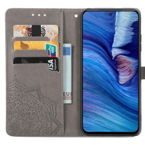 imoshion Mandala Klapphülle Xiaomi Redmi Note 10 (5G) - Grau