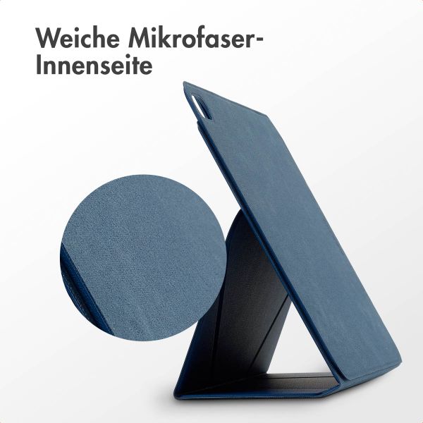 Accezz High Stand tablet case Apple iPad 11 (2025) 11 Zoll A16 / iPad 10 (2022) 10.9 Zoll - Dunkelblau