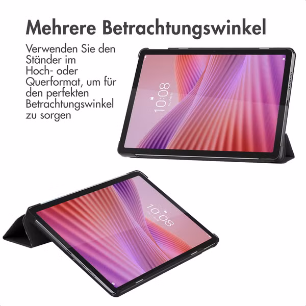 imoshion Trifold Klapphülle Lenovo Tab (2025) - Schwarz