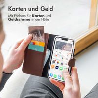 Accezz Wallet TPU Klapphülle Samsung Galaxy S23 Plus - Braun