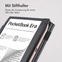 imoshion Klapphülle Sleepcover mit strap und stand Pocketbook Era Color - Schwarz