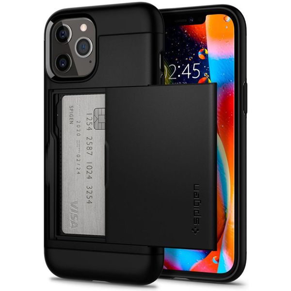 Spigen Slim Armor CS Case für das iPhone 12 (Pro) - Schwarz