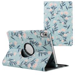 imoshion 360° drehbare Design Klapphülle Lenovo Tab M10 5G - Flowers