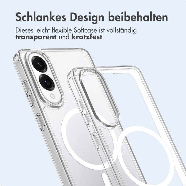 imoshion Protective Back Cover mit MagSafe Samsung Galaxy S25 Edge - Transparent