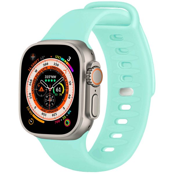 imoshion Silikonband für das Apple Watch Series 1-10 / SE / Ultra (2) - 42/44/45/46/49 mm - Türkis