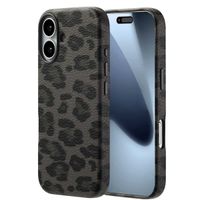Selencia Sabi Backcover Leopardenmuster mit MagSafe Apple iPhone 17 - Midnight Black