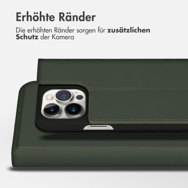 Accezz Premium Leather Slim Klapphülle für das Apple iPhone 14 Pro Max - Grün