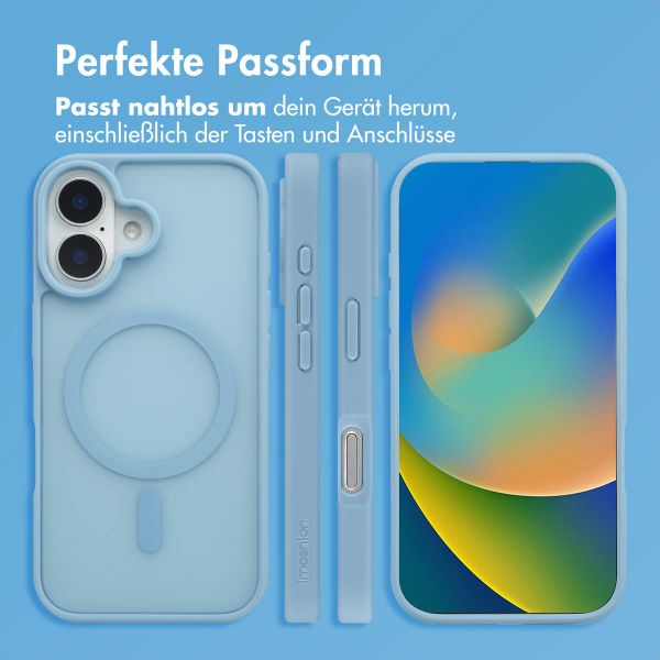 imoshion Color Guard Back Cover mit MagSafe für das iPhone 16 - Hellblau