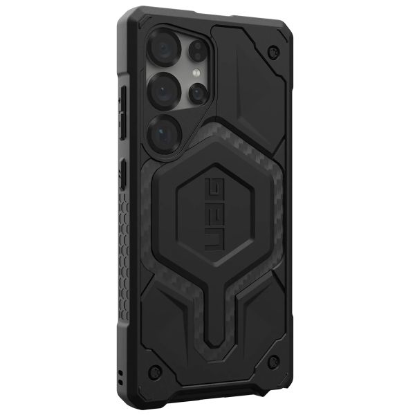 UAG Monarch Pro Backcover für das Samsung Galaxy S25 Ultra - Carbon Fiber