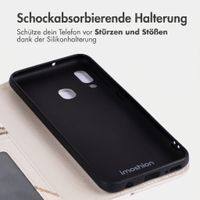 imoshion Design Klapphülle Samsung Galaxy A20e - Beige Graphic
