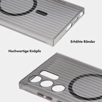 Accezz Lite Backcover mit MagSafe | Fluted | Samsung Galaxy S24 Ultra - Schwarz