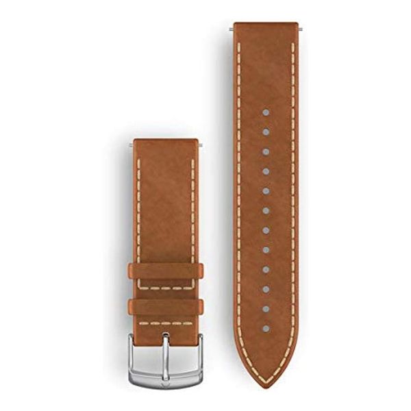 Garmin Lederarmband -   Garmin 20 mm Anschluss - Braun