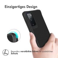 imoshion Rugged Hybrid Carbon Case Samsung Galaxy S20 - Schwarz