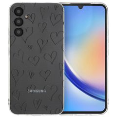 imoshion Design Hülle für das Samsung Galaxy A34 (5G) - Hearts