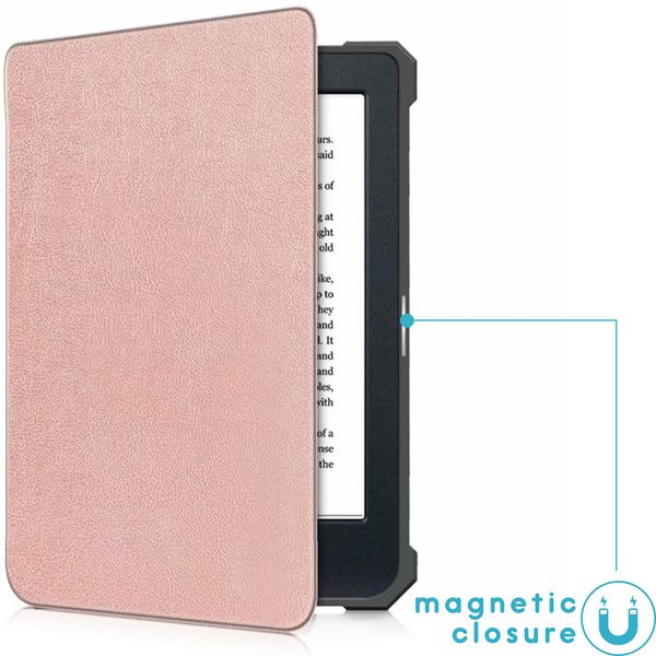 imoshion Slim Soft Case Klapphülle Kobo Nia - Rosé gold