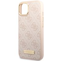 Guess 4G Logo Monogramm MagSafe Back Cover Apple iPhone 14 - Rosa