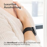 imoshion Mailändische Magnetarmband für das Fitbit Inspire - Größe M - Schwarz