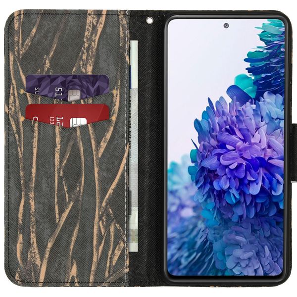 Design TPU Klapphülle für das Samsung Galaxy S20 FE