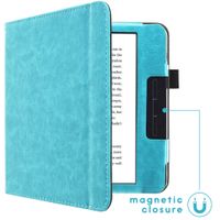 imoshion Vegan Leather Klapphülle Kobo Libra H2O - Hellblau