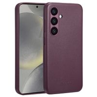 Accezz MagSafe Leather Backcover für das Samsung Galaxy S24 - Heath Purple