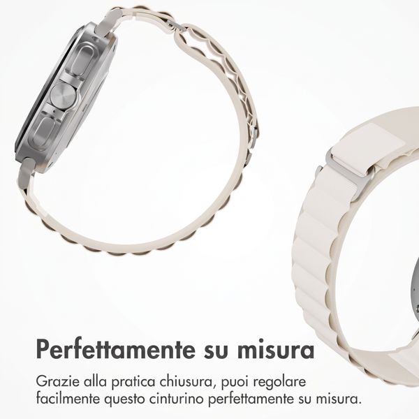 Accezz Nylon Alpine Armband für Samsung Galaxy Watch Ultra 2 (2026) / Ultra (2024/2025) - Polarstern