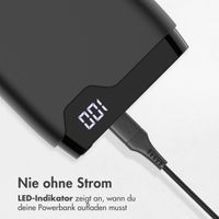 imoshion Powerbank - 20.000 mAh - Schnelles Aufladen und Power Delivery - Schwarz