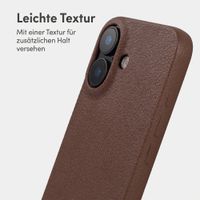 imoshion Texture Backcover Apple iPhone 16 - Dunkelbraun