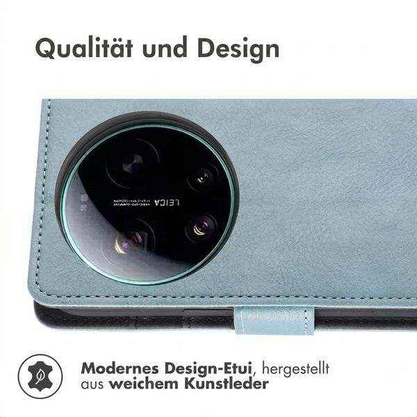 imoshion Luxuriöse Klapphülle Xiaomi 17 Ultra - Hellblau