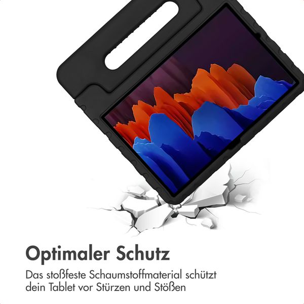 imoshion Schutzhülle mit Handgriff kindersicher Samsung Galaxy Tab S8 Plus / S7 Plus / S7 FE 5G - Schwarz