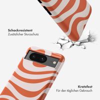 Selencia Vivid Tough Back Cover für das Google Pixel 8 - Dream Swirl Orange