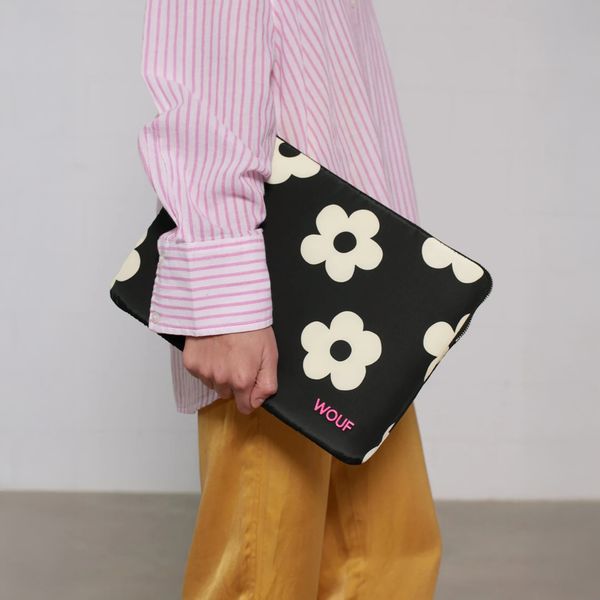 Wouf Daily Laptop Hülle 13-14 Zoll - Laptop Sleeve - Night Daisy
