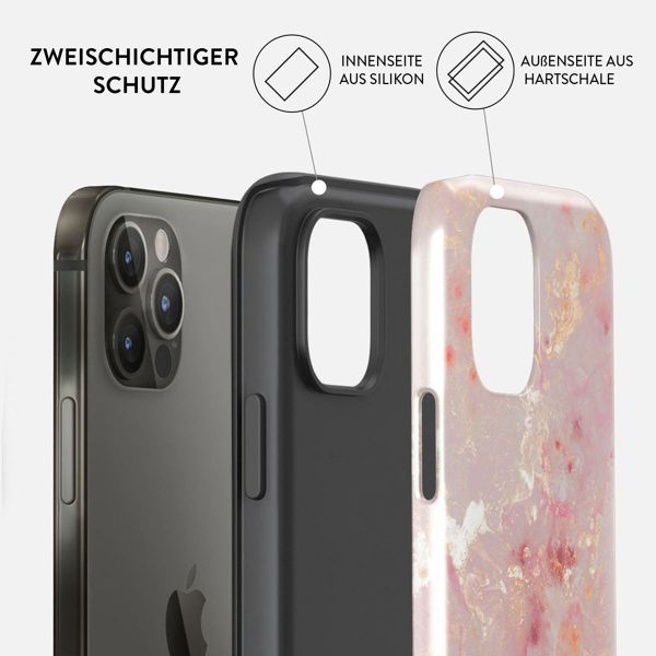 Burga Tough Back Cover für das iPhone 12 (Pro) - Golden Coral