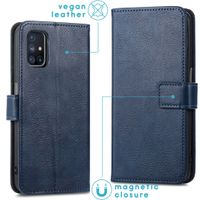 imoshion Luxuriöse Klapphülle Samsung Galaxy M31s - Dunkelblau