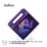 imoshion Hülle mit Handgriff kindersicher Samsung Galaxy Tab A8 - Violett