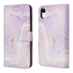 imoshion Design Klapphülle Apple iPhone Xr - Purple Marble