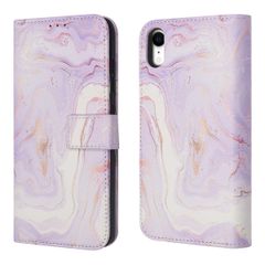 imoshion ﻿Design Klapphülle für das iPhone Xr - Purple Marble