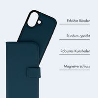 imoshion Herausnehmbare 2-in-1 Luxus-Bookcase Apple iPhone 16 - Blau
