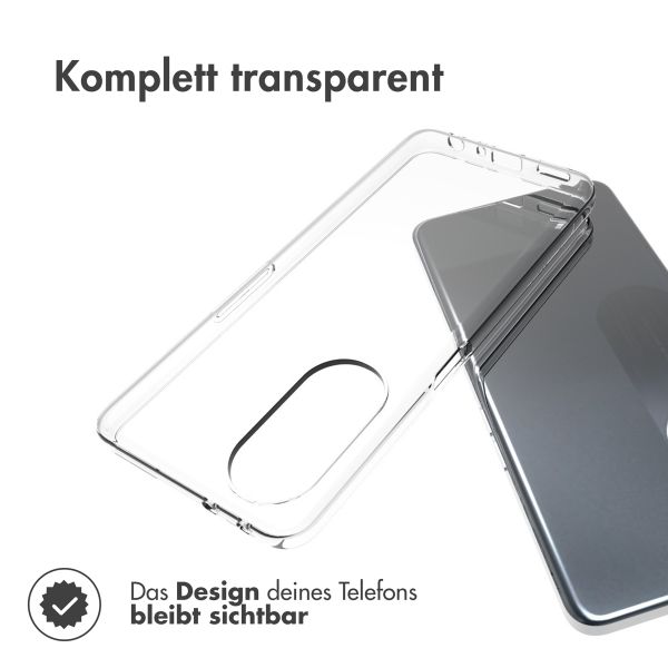 Accezz TPU Clear Cover für das Oppo A98 - Transparent