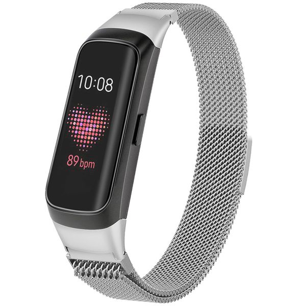 imoshion Milanese Watch Armband für Samsung Galaxy Fit - Silber