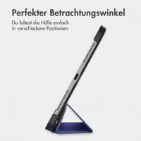imoshion Trifold Klapphülle Samsung Galaxy Tab A9 Plus - Cobalt Blue